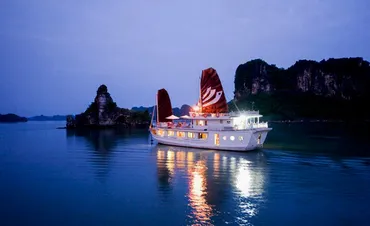 Jonque Bhaya Legend croisière 01 Cabine - Baie D'halong 2 Jours 1 Nuit