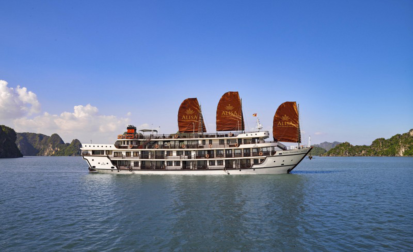 Jonque Alisa Premier - Baie D'halong 3 Jours 2 Nuits