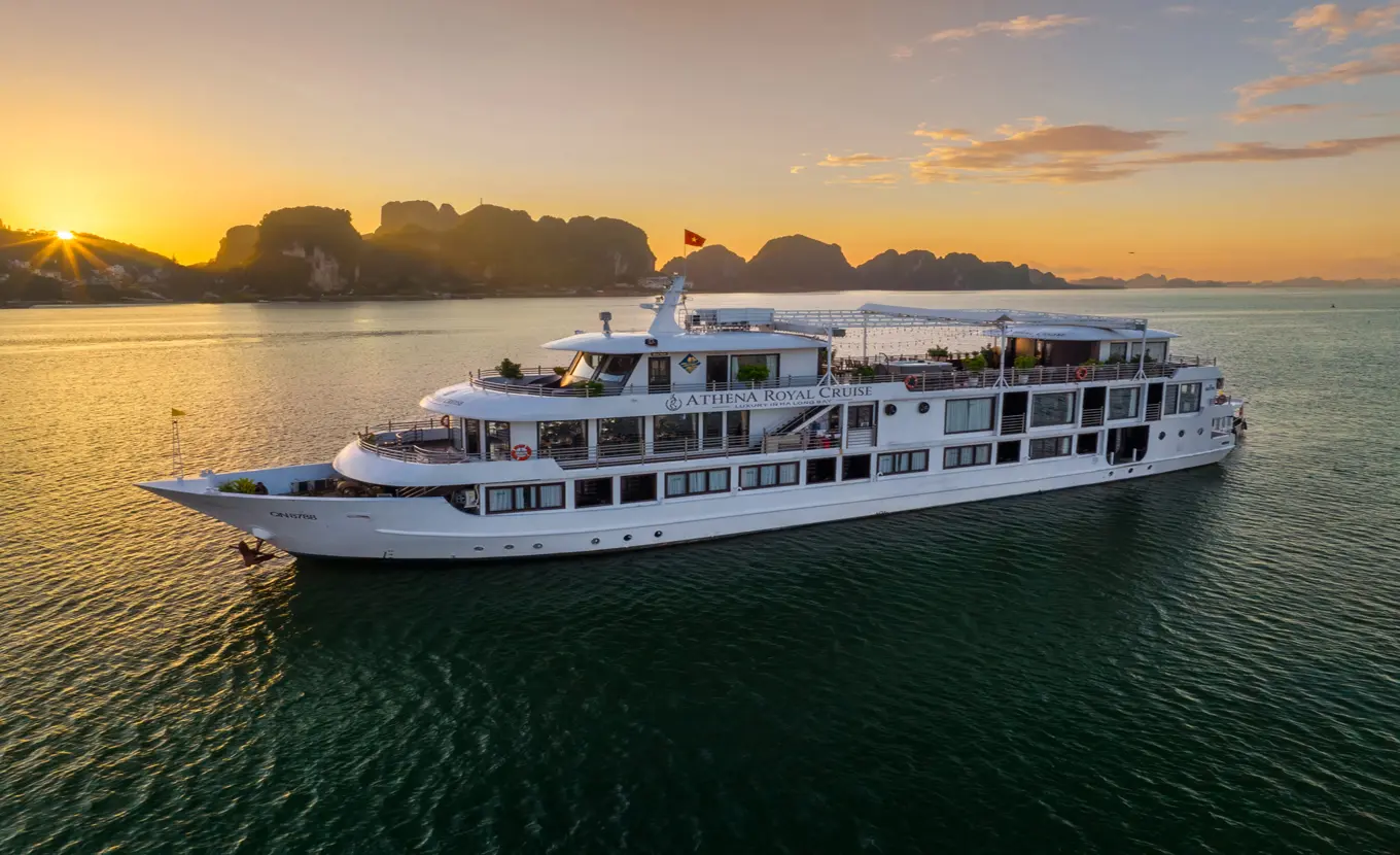 Jonque Athena Royal - Baie De Halong 2 Jours 1 Nuit