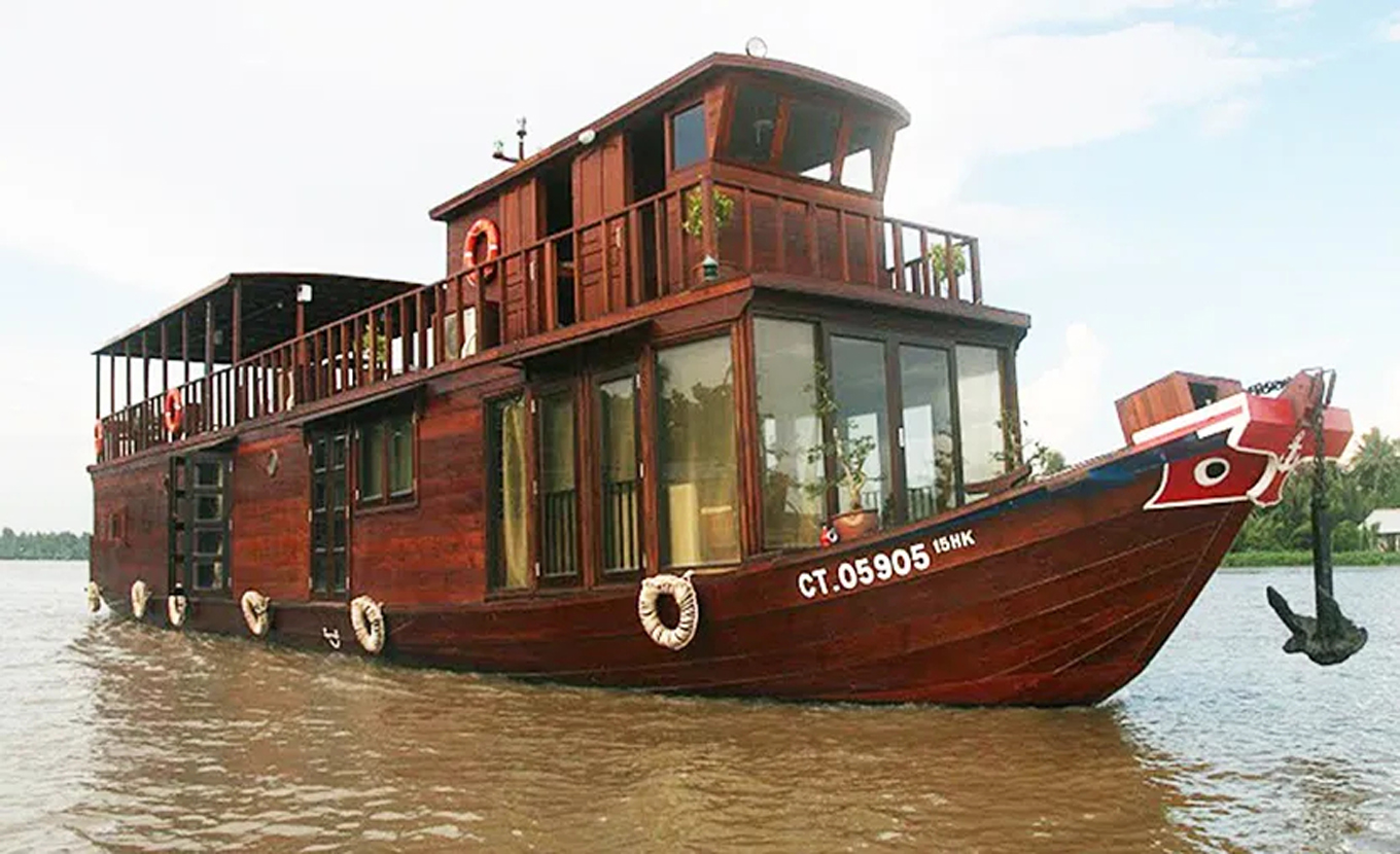 Jonque Mekong Dragon Eyes - Cai Be - Can Tho - Chau Doc - Phnom Penh 3 Jours 2 Nuits
