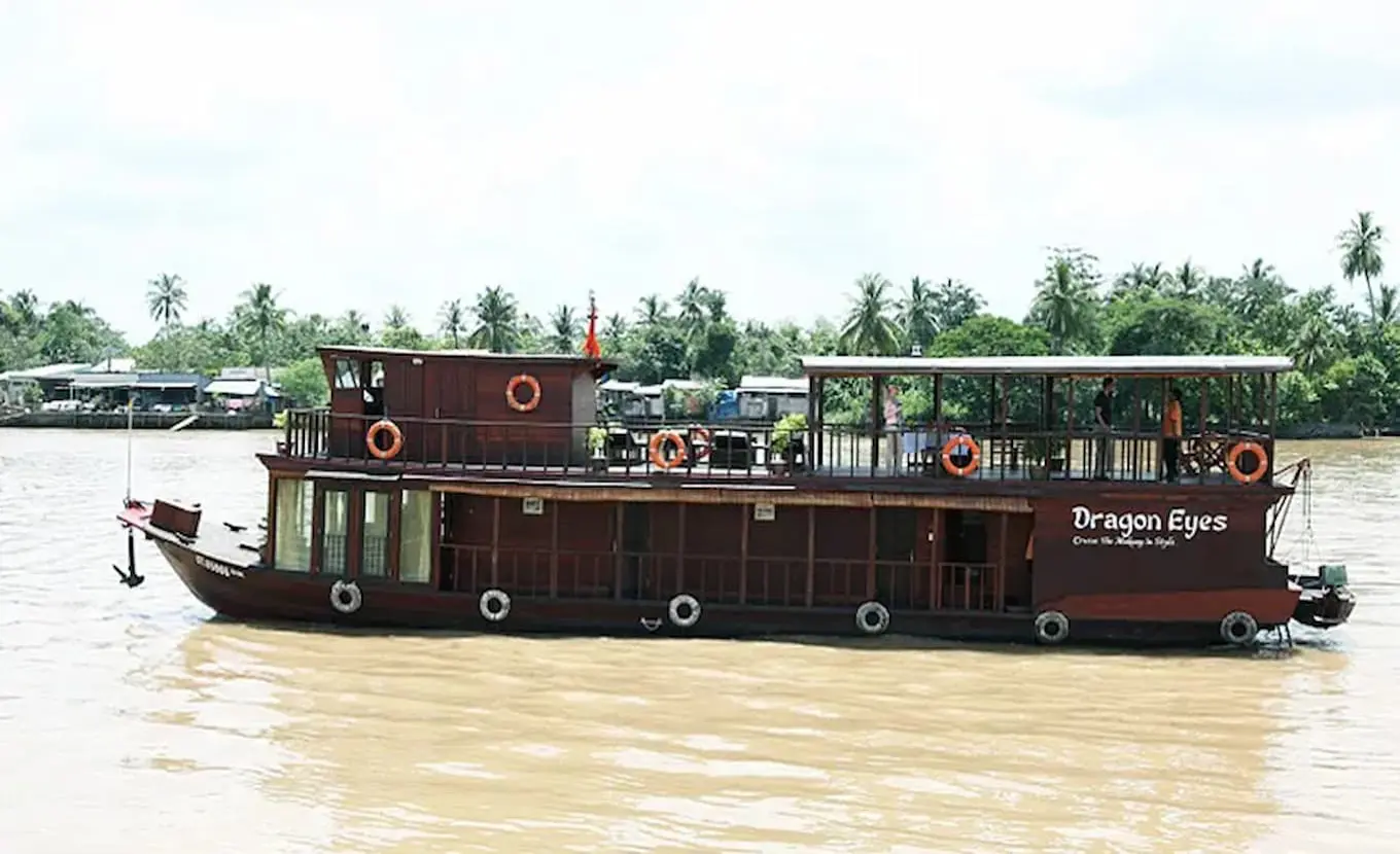 Jonque Mekong Dragon Eyes - Phu Quoc - Mékong 2 Jours 1 Nuit
